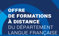Offre de formation du département langue française